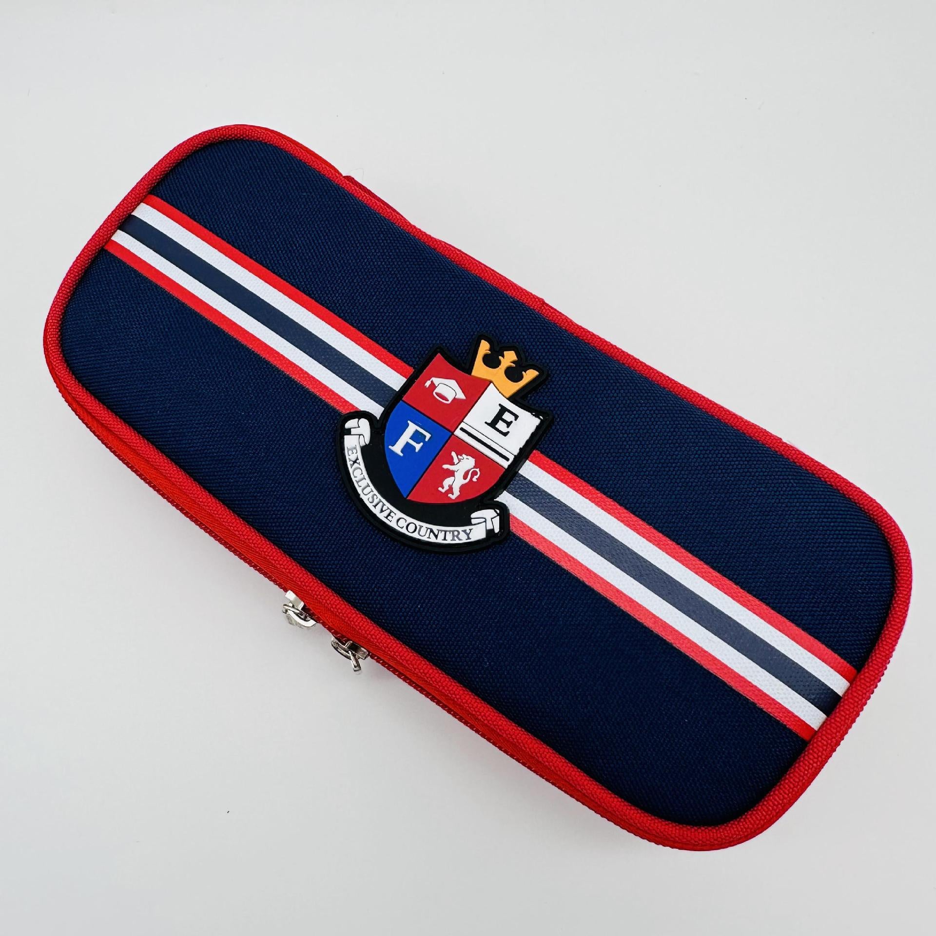 British-Inspired Elegant Pencil Case for Kids – Large Capacity Stain-Resistant School Pouch, Vintage Luxury Design for Elementary Students, Unique Durable Pencil Organizer (2025 New)