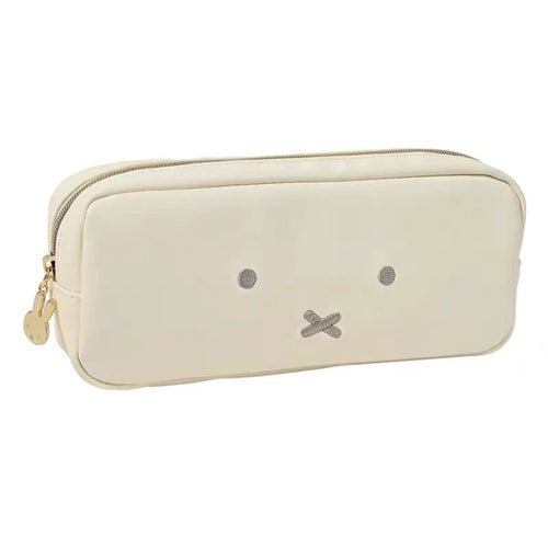 2025 Tokyo-Style Bunny Pencil Case - Embroidered Kawaii School Organizer with Silent Zipper, Large Capacity for Elementary Kids